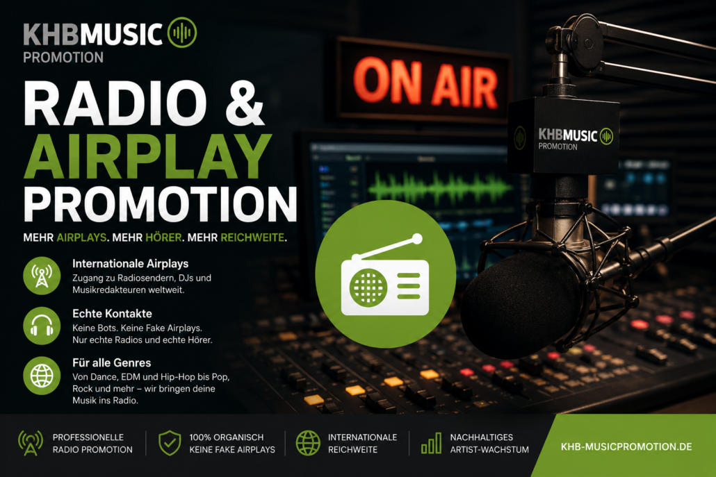 Radio Airplay Promotion für Independent Artists und internationale Musikpromotion