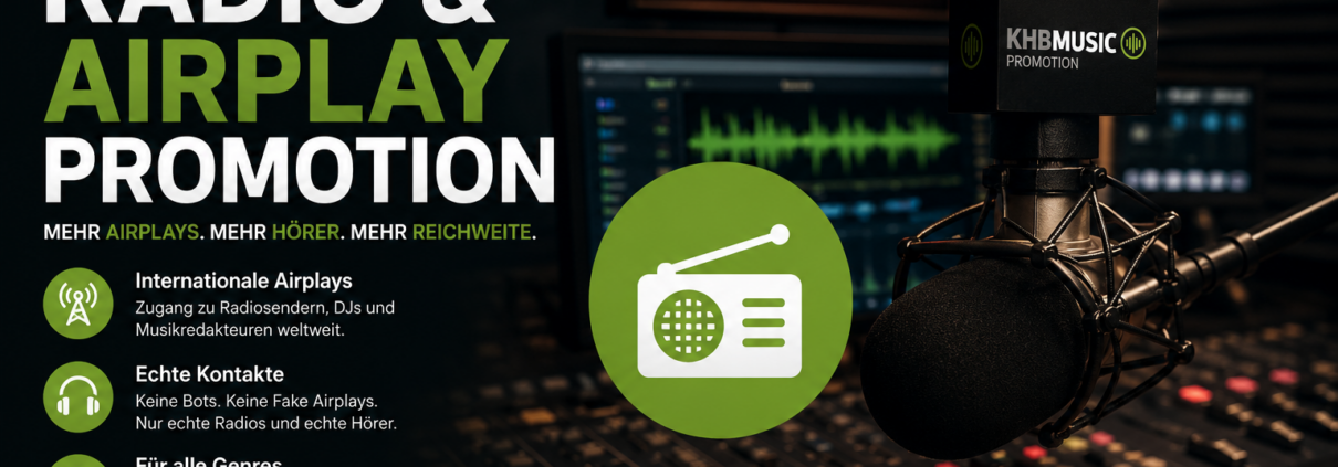 Radio Airplay Promotion für Independent Artists und internationale Musikpromotion Radio Airplay Promotion für Independent Artists und internationale Musikpromotion